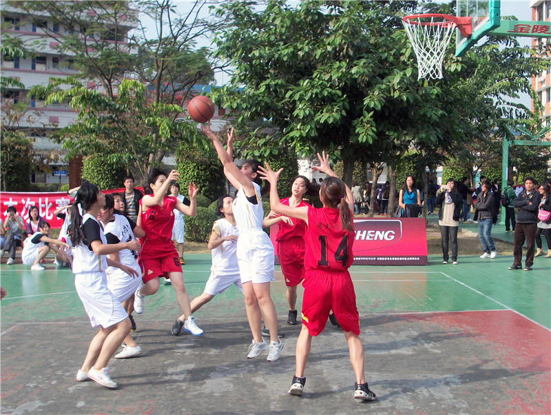 我校女子篮球队获第八届广东省大学生篮球联赛季军